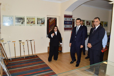 Məmmədiyə Məmmədov Regional Mədəniyyət İdarəsinin rəisi ilə görüşüb