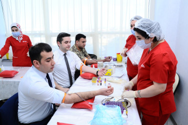 Blood donation campaign held in Naftalan