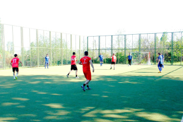 Opening ceremony of minifutball tournament held in Naftalan