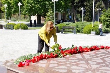 The memory of the Great Leader is honored in Naftalan