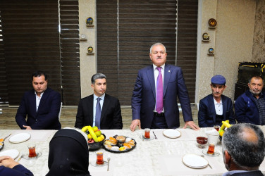 Families of martyrs receive treatment in Naftalan