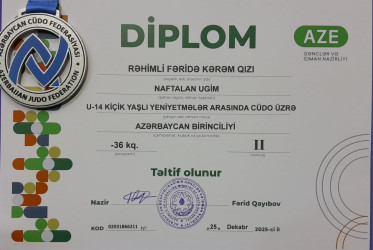 Naftalan judoka wins silver medal in Azerbaijan Championship