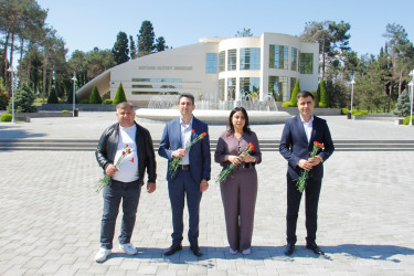 Naftalanda Ulu Öndərin xatirəsi ehtiramla anılır