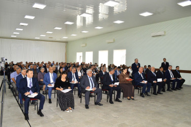 Naftalan Şəhər İcra Hakimiyyətinin başçısı kənd sakinləri ilə görüşüb
