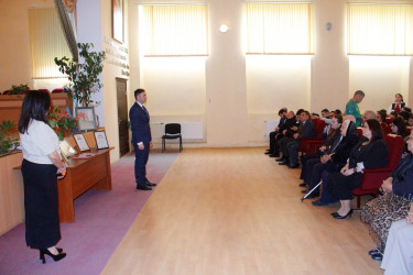 Şəhid Vaqif Bayramovun xatirəsi anılıb