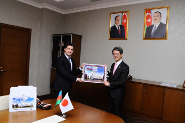 The Japanese ambassador visited Naftalan