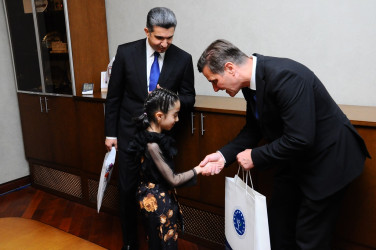 A meeting was held with the children of martyrs and veterans