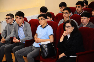 “Narkomaniya və erkən nikahın fəsadları” mövzusunda tədbir