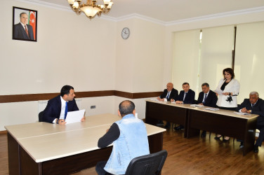 The next reception of citizens was held