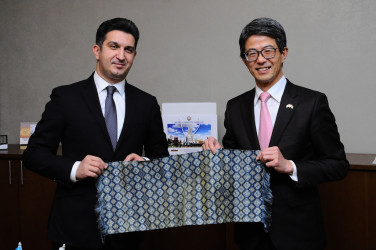 The Japanese ambassador visited Naftalan