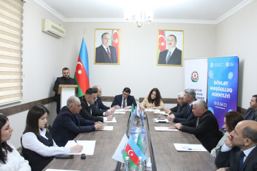“Cəzaçəkmə müəssisəsindən azad edilmiş şəxslərin cəmiyyətə inteqrasiyası” mövzusunda maarifləndirici tədbir keçirilib