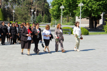 The memory of the Great Leader is honored in Naftalan