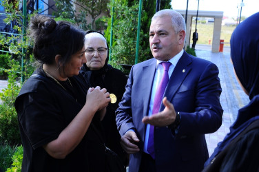 Families of martyrs receive treatment in Naftalan