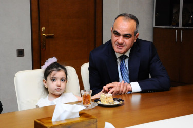 A meeting was held with the children of martyrs and veterans