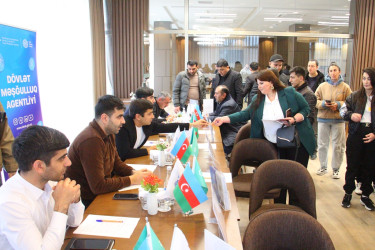 Naftalan şəhərində Əmək yarmarkası keçirilib