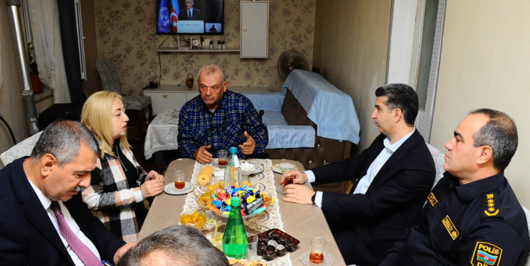 The head of the executive power visited the Karabakh veteran at his home