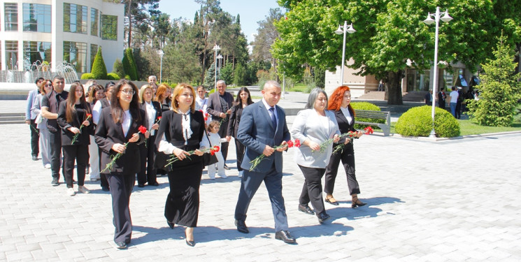 Naftalanda Ulu Öndərin xatirəsi ehtiramla anılır