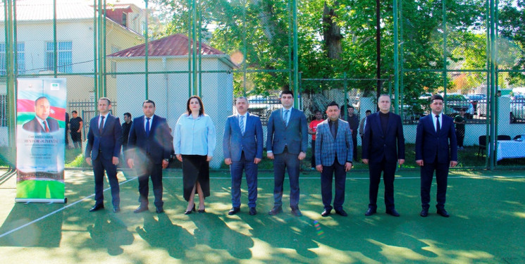 Naftalanda minifutbol turnirinin açılış mərasimi keçirilib