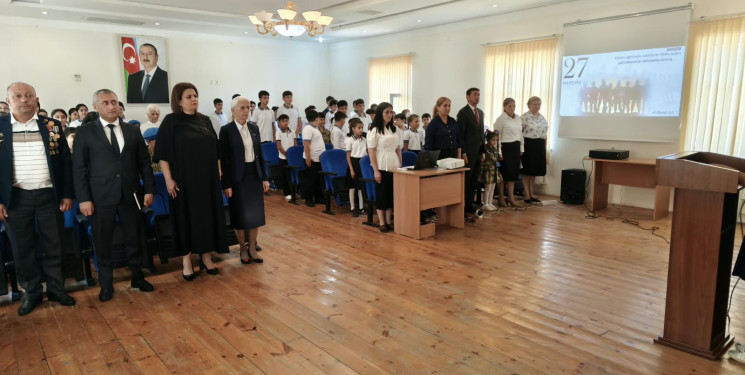 27 sentyabr - Anım Günü tədbirləri davam edir