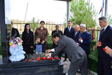 Şəhid Fərid Adıgözəlovun xatirəsi anılıb