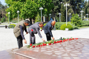 The memory of the Great Leader is honored in Naftalan