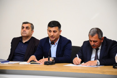 Şəhər ictimaiyyəti ilə görüş keçirilib