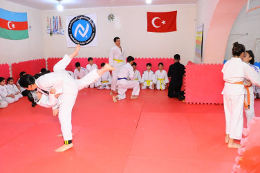 ” Our motherland Azerbaijan " shooting in Naftalan