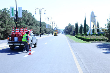 A citywide Subbotnik was held in Naftalan