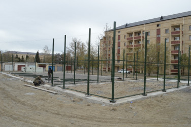 В городе Нафталан реализуется проект «Здоровый двор»