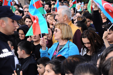 Ulu Öndər Heydər Əliyevin anadan olmasının 100 illik yubileyi Naftalanda coşqu və təntənə ilə qeyd edilib