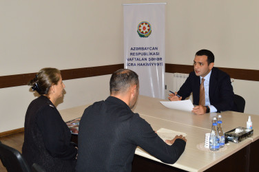 Növbəti vətəndaş qəbulu keçirilib