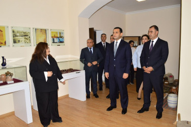 Məmmədiyə Məmmədov Regional Mədəniyyət İdarəsinin rəisi ilə görüşüb