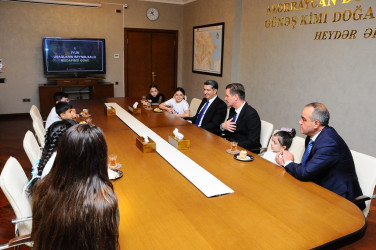 A meeting was held with the children of martyrs and veterans