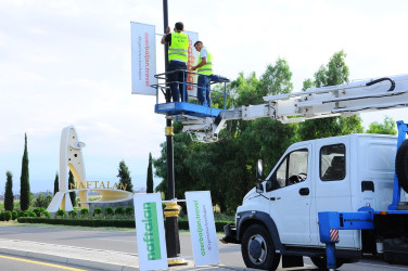 A citywide Subbotnik was held in Naftalan