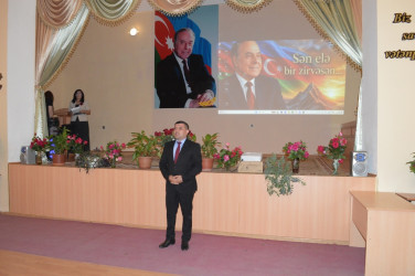 A series of events dedicated to the 103rd anniversary of national leader Heydar Aliyev continues