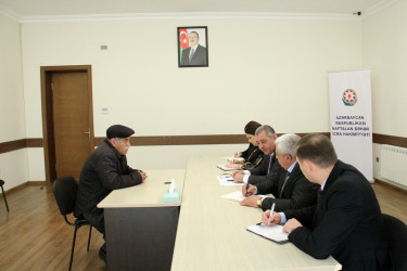 The next reception of citizens was held
