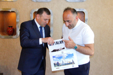Türkiyəli qonaqlar Naftalanda olublar