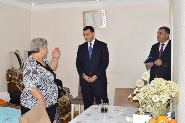 Naftalan Şəhər İcra Hakimiyyətinin başçısı sakinlər ilə növbəti görüş keçirib