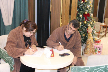 During the winter season, a survey was conducted in hotels and treatment centers