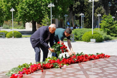 Naftalanda Ulu Öndərin xatirəsi ehtiramla anılır