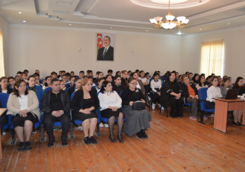 “Erkən nikah və onun fəsadları” mövzusunda tədbir keçirilib