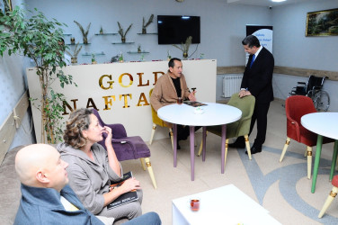 The head of Executive Power has been at the "Gold Naftalan" treatment center