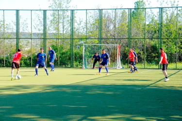 Opening ceremony of minifutball tournament held in Naftalan