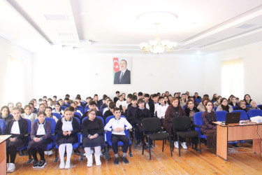 Ümumtəhsil məktəblərində görüşlər keçirilib