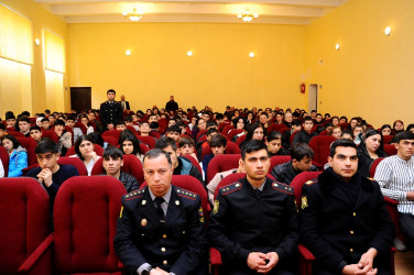 Educational events were held in secondary schools