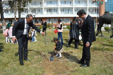 In Naftalan, together with the sons of Martyrs and veterans, Earth Tuesday was celebrated