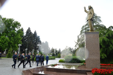 Проведено мероприятие на тему” жизненный путь великого лидера-пример служения Родине и народу"