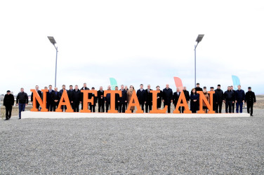 Tree planting action held in Naftalan within the framework of “Year of Heydar Aliyev”