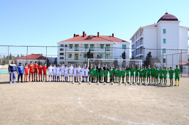 In Naftalan, young athletes were presented with sportswear and balls