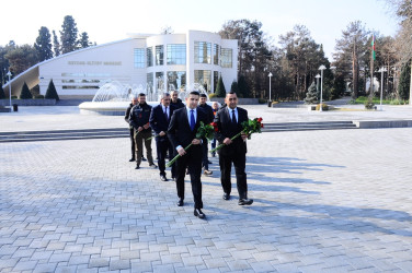 "The monument of the Great Leader Heydar Aliyev has been visited"